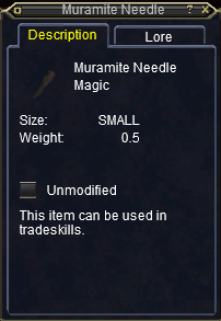 Muramite Needle